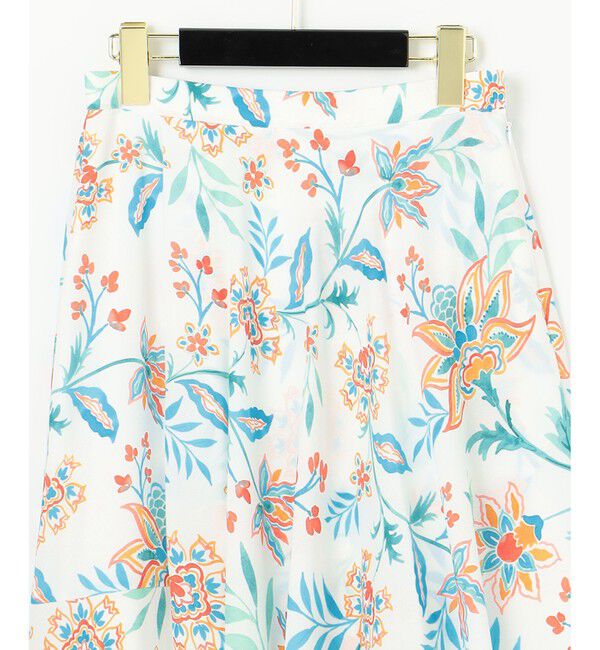 GRACE CONTINENTAL「サラサペイントイレヘムスカート」|スカート|