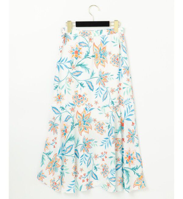 GRACE CONTINENTAL「サラサペイントイレヘムスカート」|スカート|