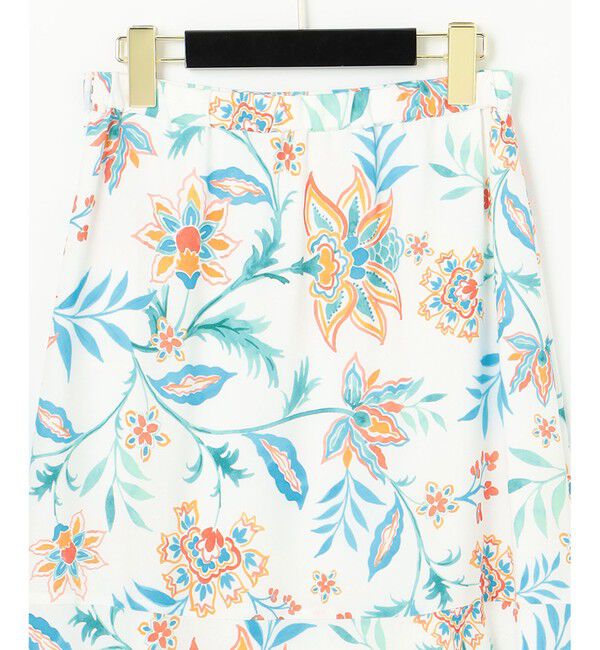 GRACE CONTINENTAL「サラサペイントイレヘムスカート」|スカート|