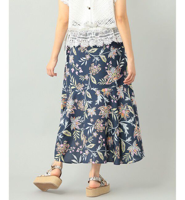 GRACE CONTINENTAL「サラサペイントイレヘムスカート」|スカート|