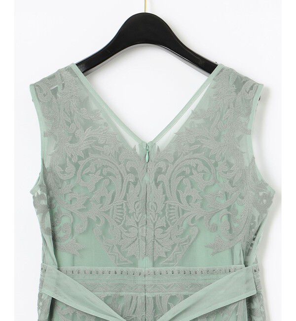  「レイヤード刺繍ロングワンピース」|ワンピース|