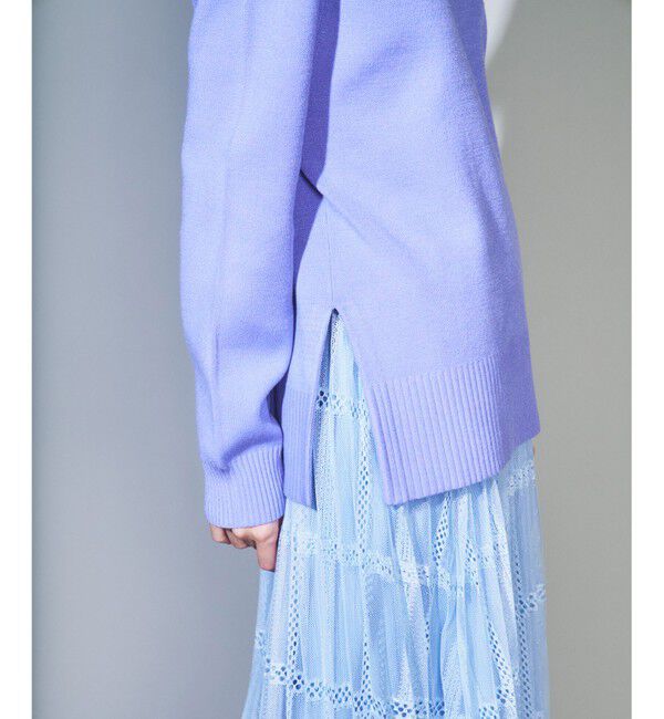  「アシメトリーニットトップ」|ニット・セーター|