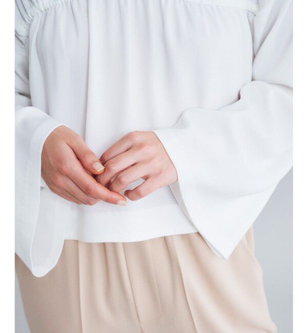  「スリット2WAYトップ」|Tシャツ・カットソー|