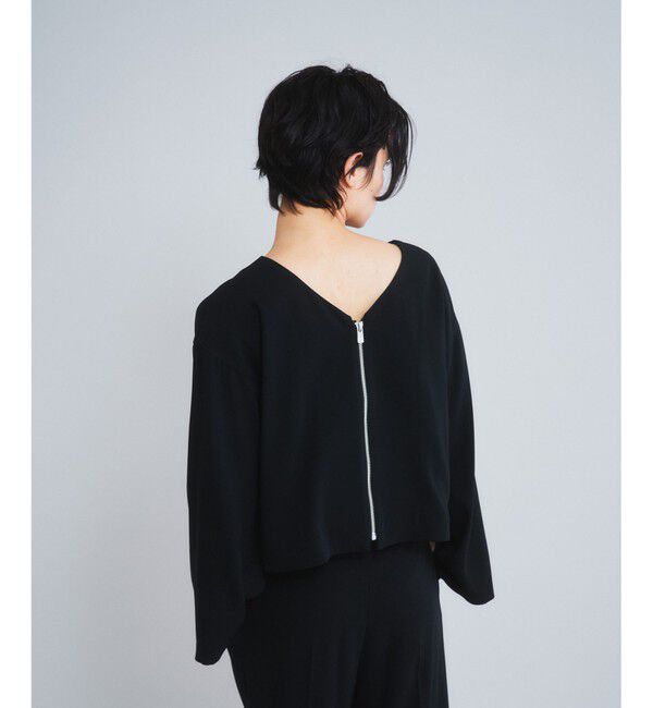  「スリット2WAYトップ」|Tシャツ・カットソー|