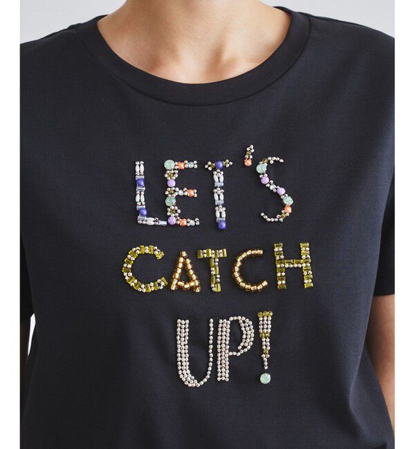  「ビーズ刺繍Tシャツ」|Tシャツ・カットソー|