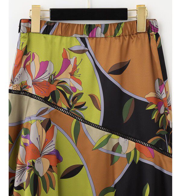 GRACE CONTINENTAL「ヌーボーフラワープリントスカート」|スカート|