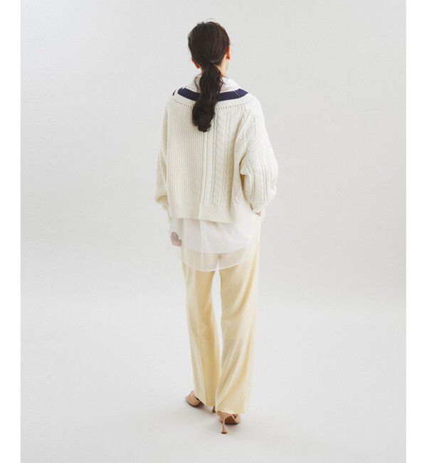  「アシメトリーニットトップ」|ニット・セーター|