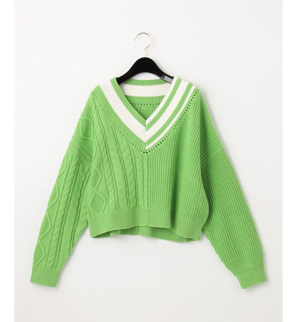  「アシメトリーニットトップ」|ニット・セーター|