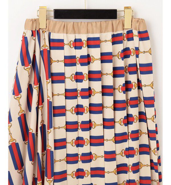 Grace Class「ベルトプリントプリーツスカート」|スカート|