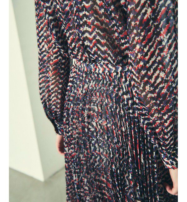 Diagram「ヘリンボーンプリントプリーツスカート」|スカート|