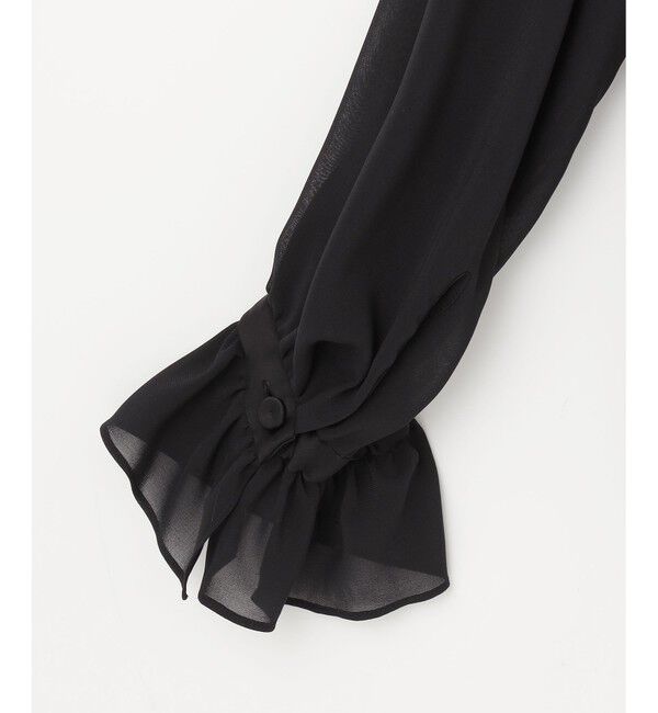 Grace Class「シアーラッフルカラーブラウス」|シャツ・ブラウス|