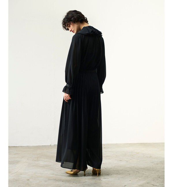 Grace Class「シアーラッフルカラーブラウス」|シャツ・ブラウス|