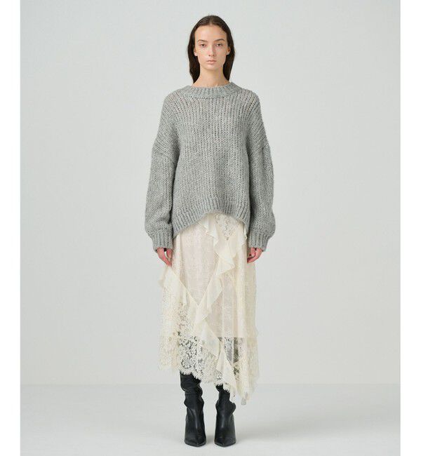 GRACE CONTINENTAL「オーバールーズニットトップ」|ニット・セーター|