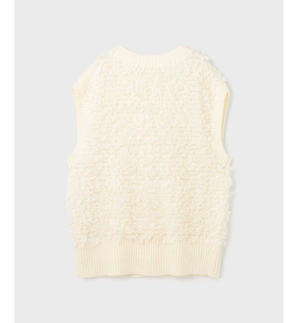 GRACE CONTINENTAL「ループニットベスト」|ベスト・ジレ|