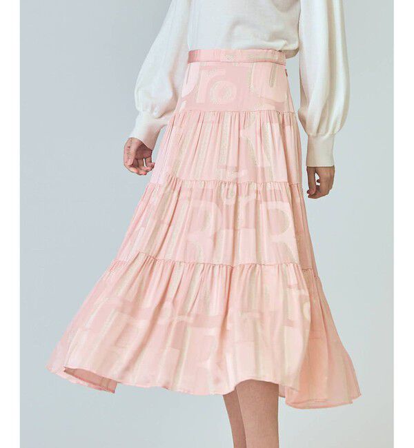 Grace Class「ラメジャガードサテンスカート」|スカート|