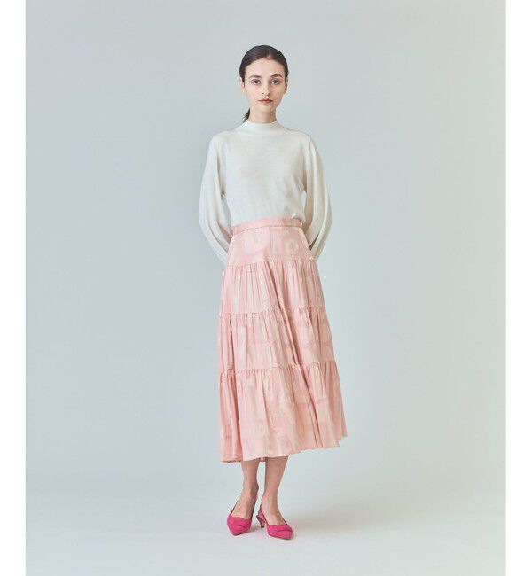 Grace Class「ラメジャガードサテンスカート」|スカート|