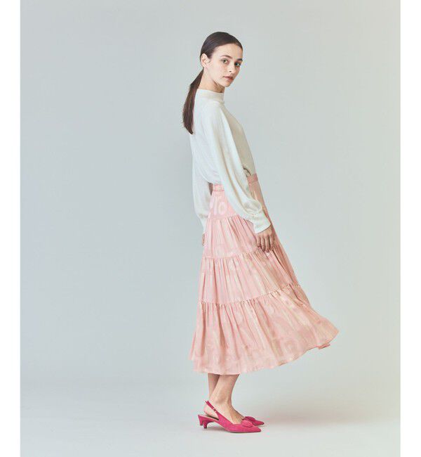 Grace Class「ラメジャガードサテンスカート」|スカート|