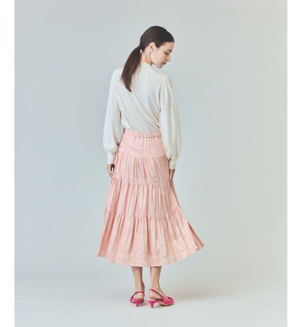 Grace Class「ラメジャガードサテンスカート」|スカート|