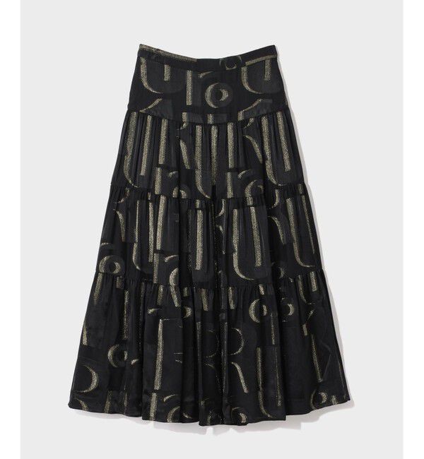 Grace Class「ラメジャガードサテンスカート」|スカート|