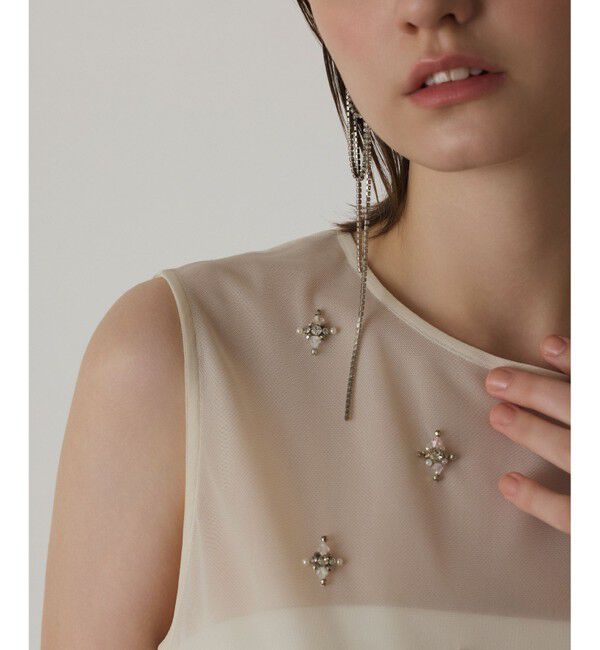 GRACE CONTINENTAL「バルーンチュールトップ」|シャツ・ブラウス|