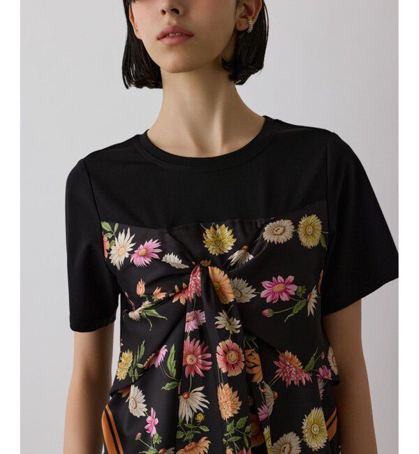 Diagram「スカーフプリントコンビトップ」|Tシャツ・カットソー|