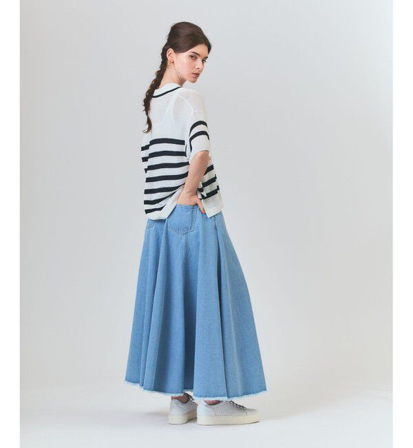 Grace Class「ワッフルボーダートップ」|Tシャツ・カットソー|