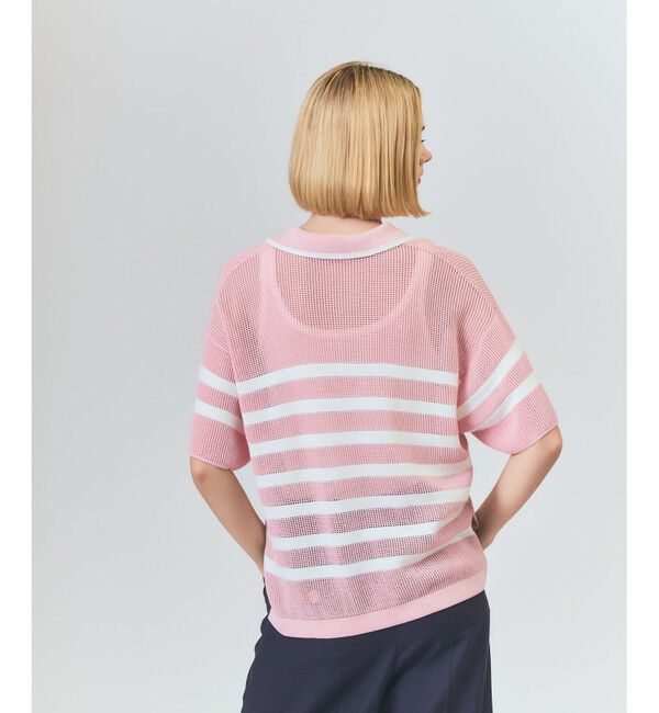 Grace Class「ワッフルボーダートップ」|Tシャツ・カットソー|