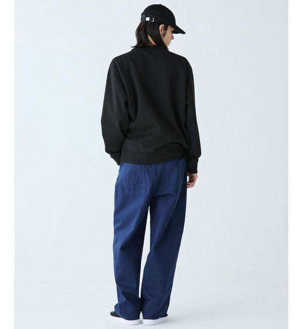 LACOSTE「ワントーンクルーネック 鹿の子ニット / 鹿の子スウェット トレーナー」|スウェット・ジャージ|