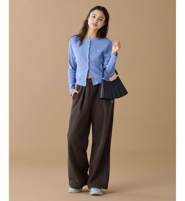 LACOSTE「LENGLEN レザープリーツハンドバッグ」|ショルダー・メッセンジャー|