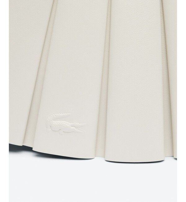 LACOSTE「LENGLEN レザープリーツハンドバッグ」|ショルダー・メッセンジャー|