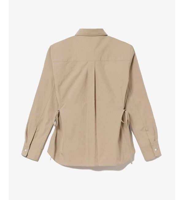 LACOSTE「リボンディテール ストレッチロングスリーブシャツ」|シャツ・ブラウス|