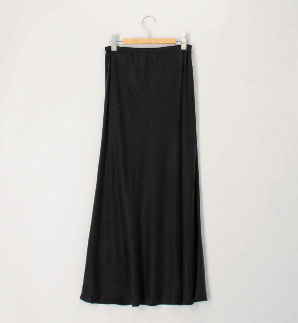 NOLLEY'S「ウォッシャブルフィブリルサテンバイヤススカート」|フレア|