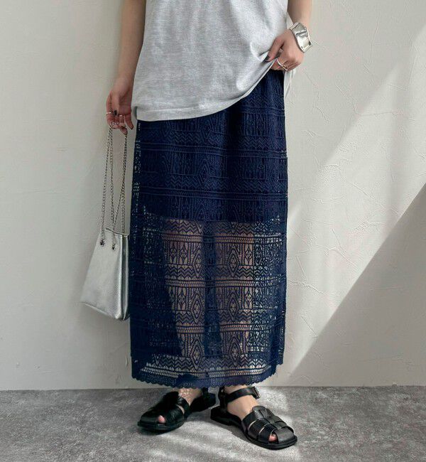 fredy emue「レースタイトスカート」|タイト|