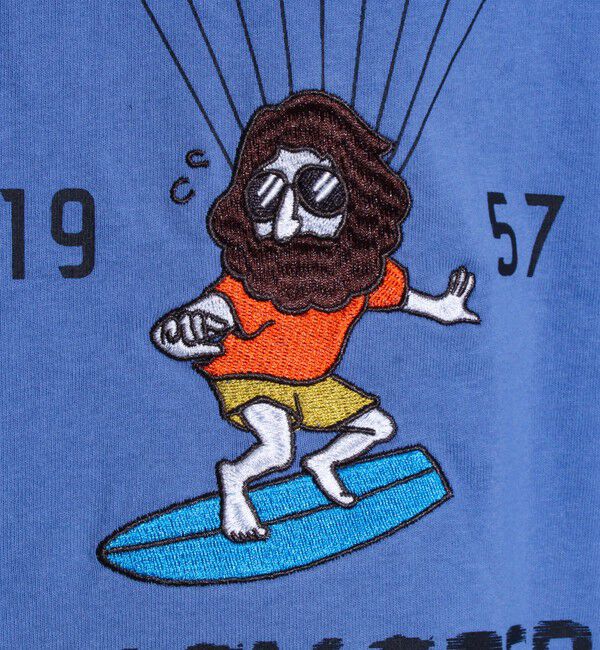 FREDY MAC「【Duckster】吸水速乾天竺 PARACHUTE RIDER バックプリントTシャツ」|Tシャツ・カットソー|