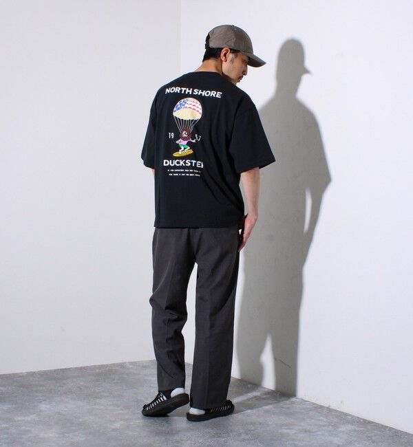 FREDY MAC「【Duckster】吸水速乾天竺 PARACHUTE RIDER バックプリントTシャツ」|Tシャツ・カットソー|