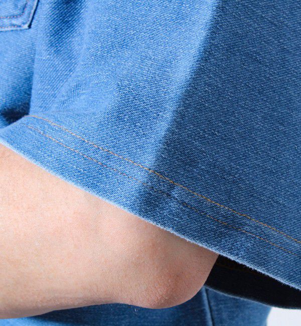 GLOSTER「【GLOSTER/グロスター】カットデニムポケT デニムTシャツ ポケットTシャツ」|Tシャツ・カットソー|