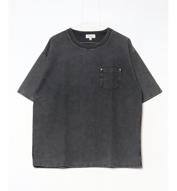 GLOSTER「【GLOSTER/グロスター】カットデニムポケT デニムTシャツ ポケットTシャツ」|Tシャツ・カットソー|