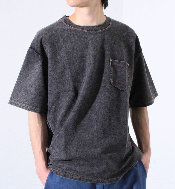 GLOSTER「【GLOSTER/グロスター】カットデニムポケT デニムTシャツ ポケットTシャツ」|Tシャツ・カットソー|