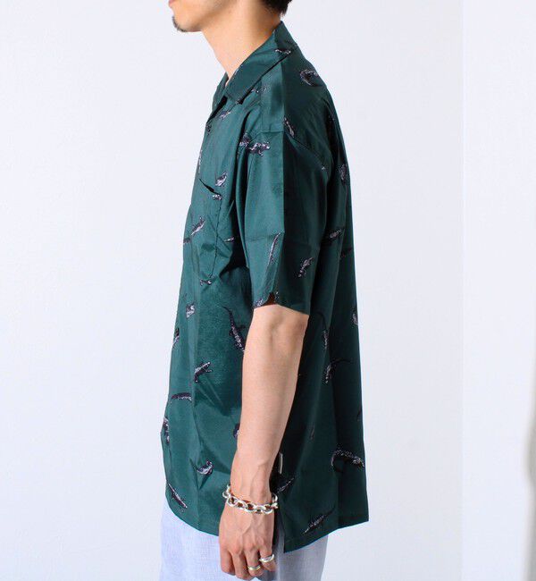 FREDY MAC「【FREDYMAC/フレディマック】動物モチーフ 総柄 半袖オープンカラーシャツ アロハシャツ」|シャツ・ブラウス|