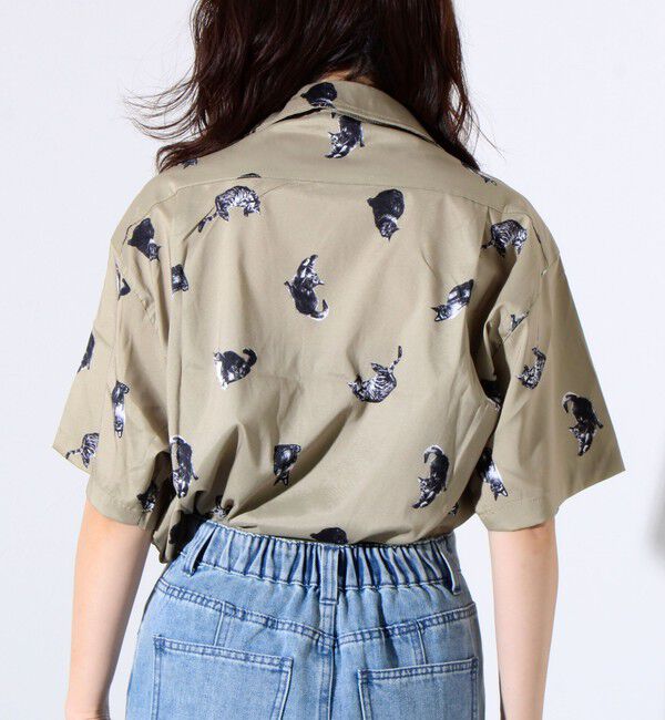 FREDY MAC「【FREDYMAC/フレディマック】動物モチーフ 総柄 半袖オープンカラーシャツ アロハシャツ」|シャツ・ブラウス|