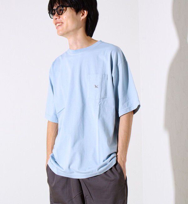 GLOSTER「【EDDIE BAUER】ワンポイントポケットTシャツ」|Tシャツ・カットソー|