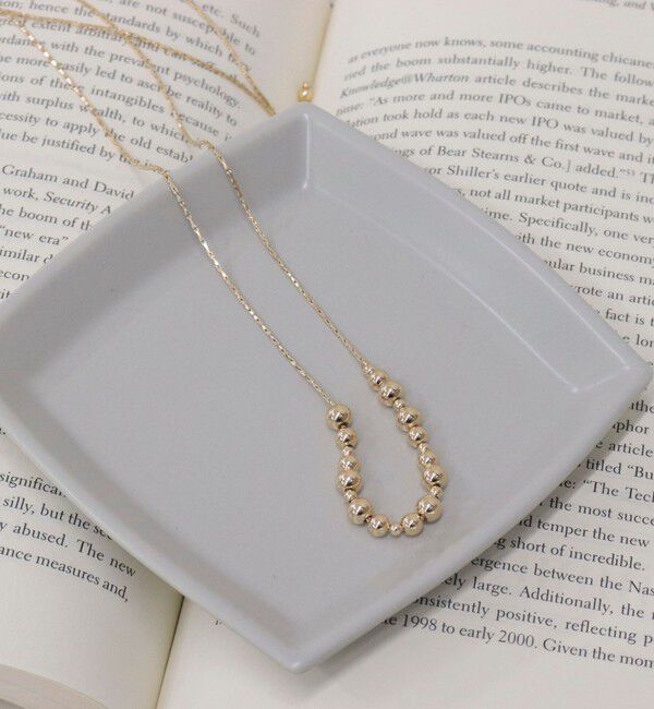 fredy emue「ボールメタルトップアジャストネックレス」|ネックレス|