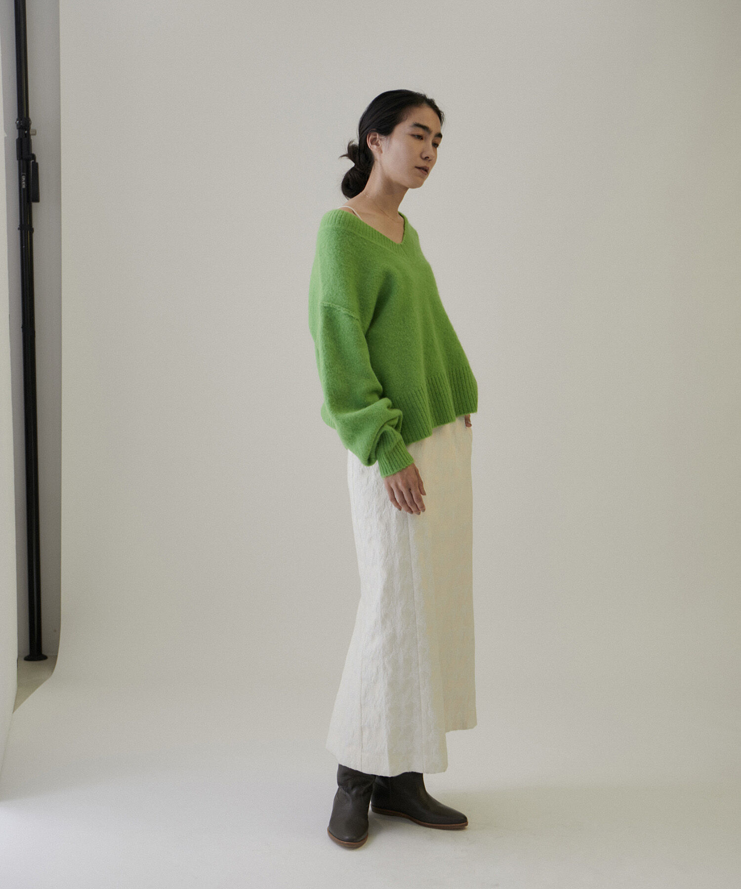 SALON adam et rope'「【NIPPON CULTURE】ジャガードキャミワンピース」|ワンピース|