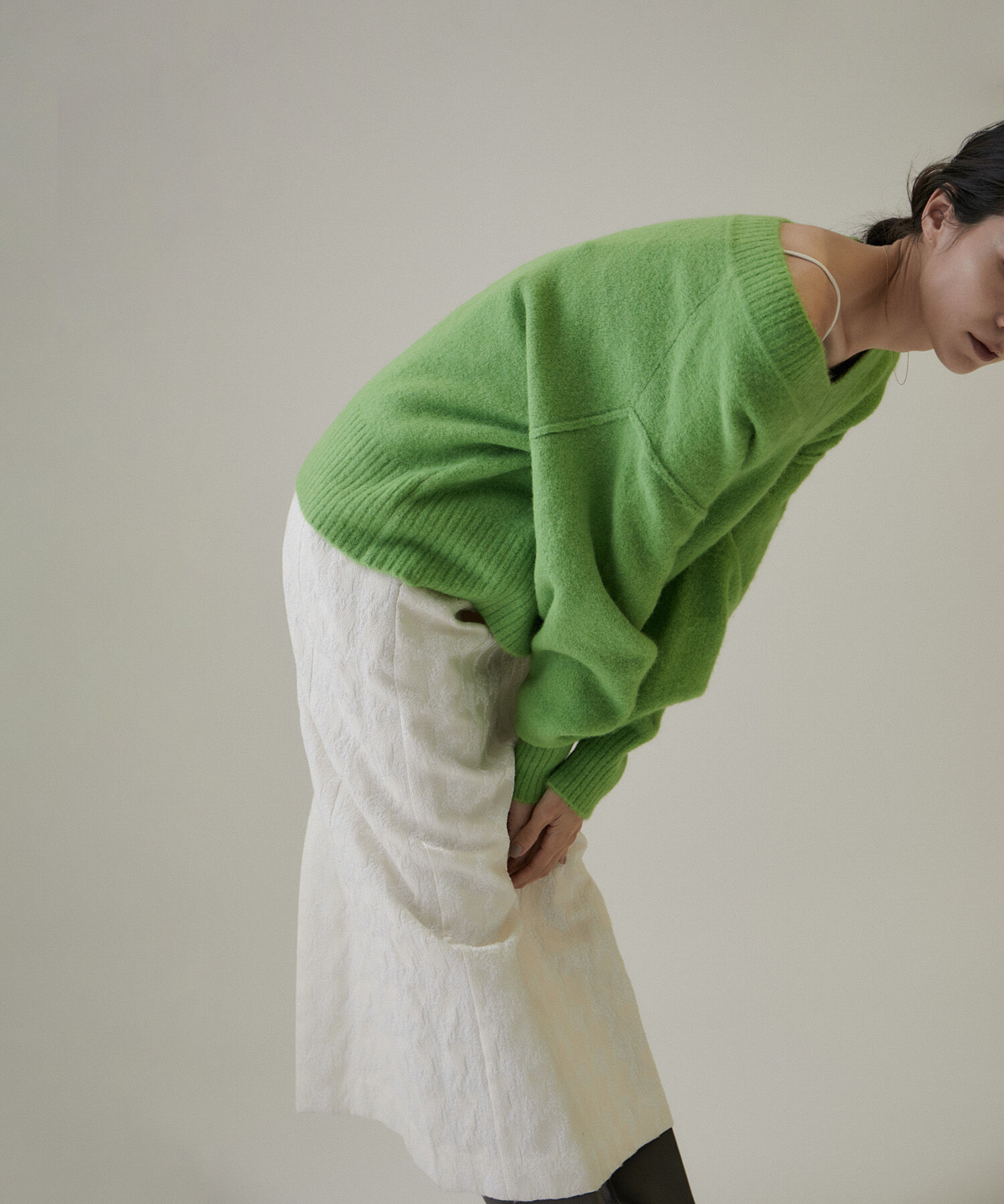 SALON adam et rope'「【NIPPON CULTURE】ジャガードキャミワンピース」|ワンピース|