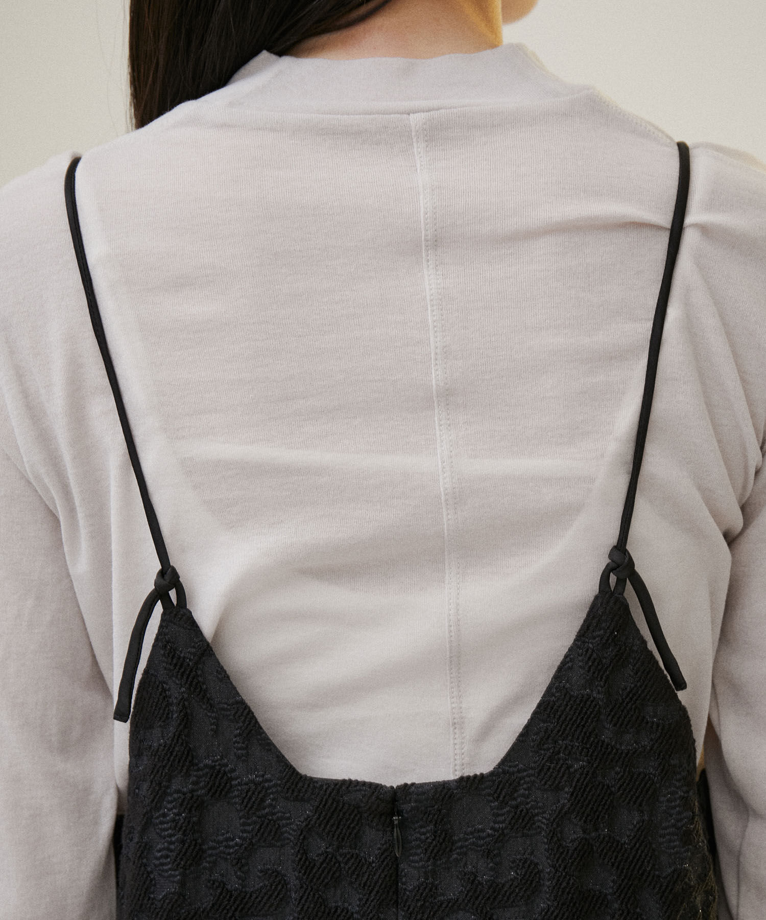 SALON adam et rope'「【NIPPON CULTURE】ジャガードキャミワンピース」|ワンピース|