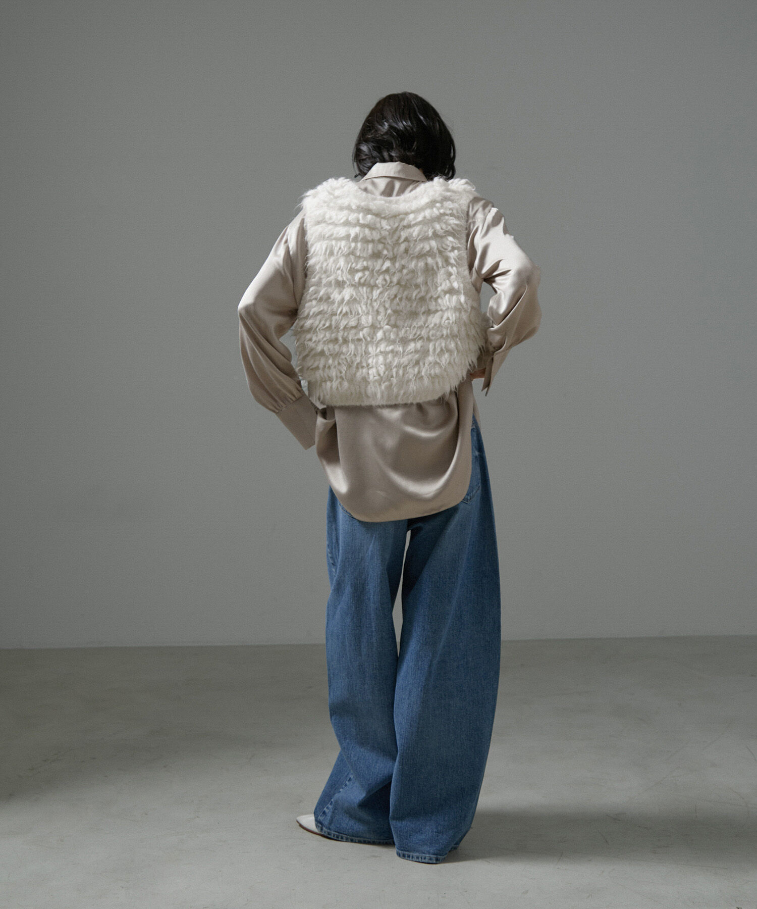 SALON adam et rope'「[24AW]GENTLE SILK シャツブラウス【セットアップ対応】」|シャツ・ブラウス|