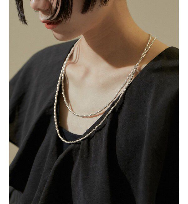 SALON adam et rope'「【ERICKA NICOLAS BEGAY】ナバホパールネックレス3mm/120cm」|ネックレス|