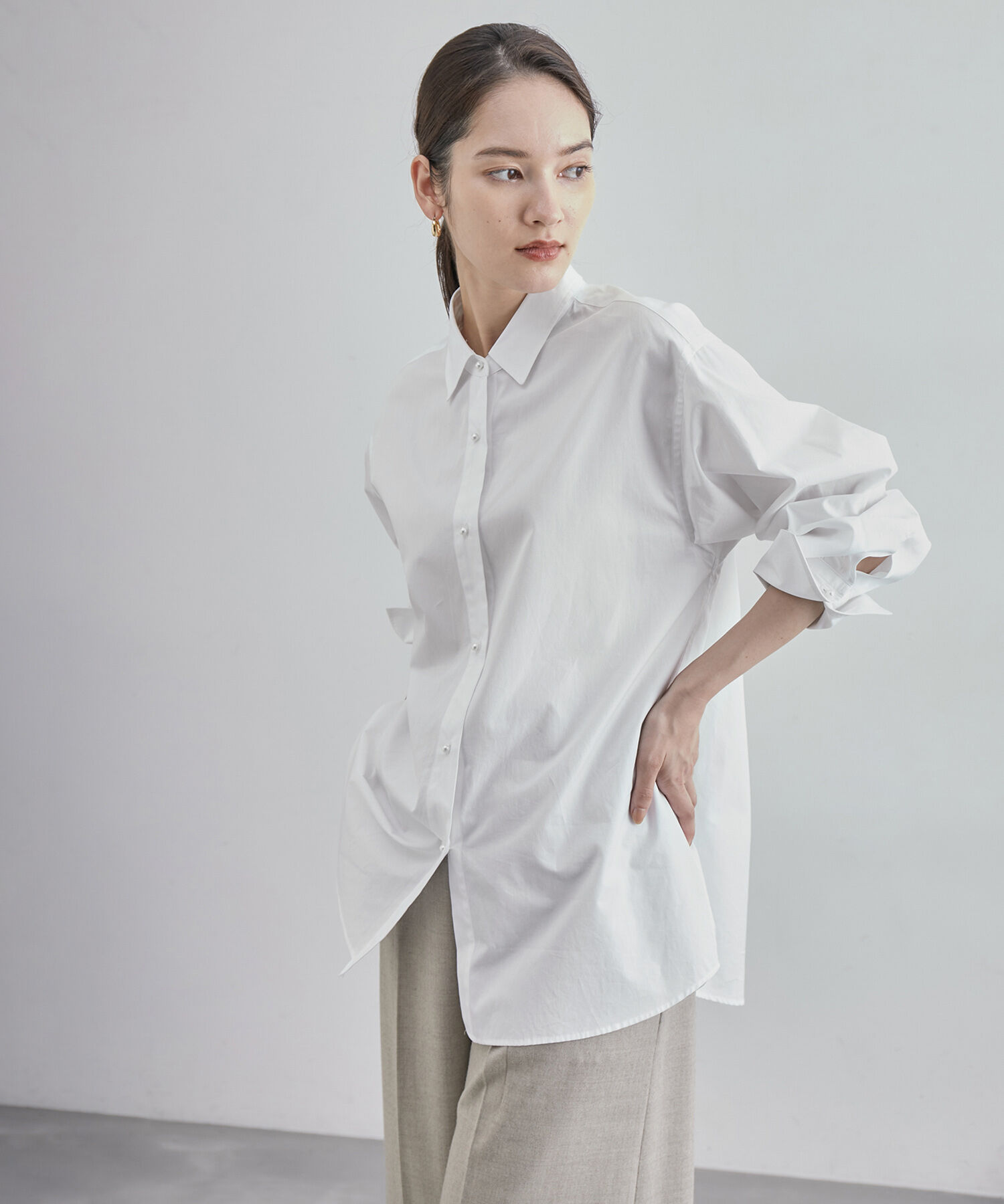 ROPE「【THOMAS MASON（トーマス メイソン）】パールボタンシャツ【雑誌掲載】」|シャツ・ブラウス|