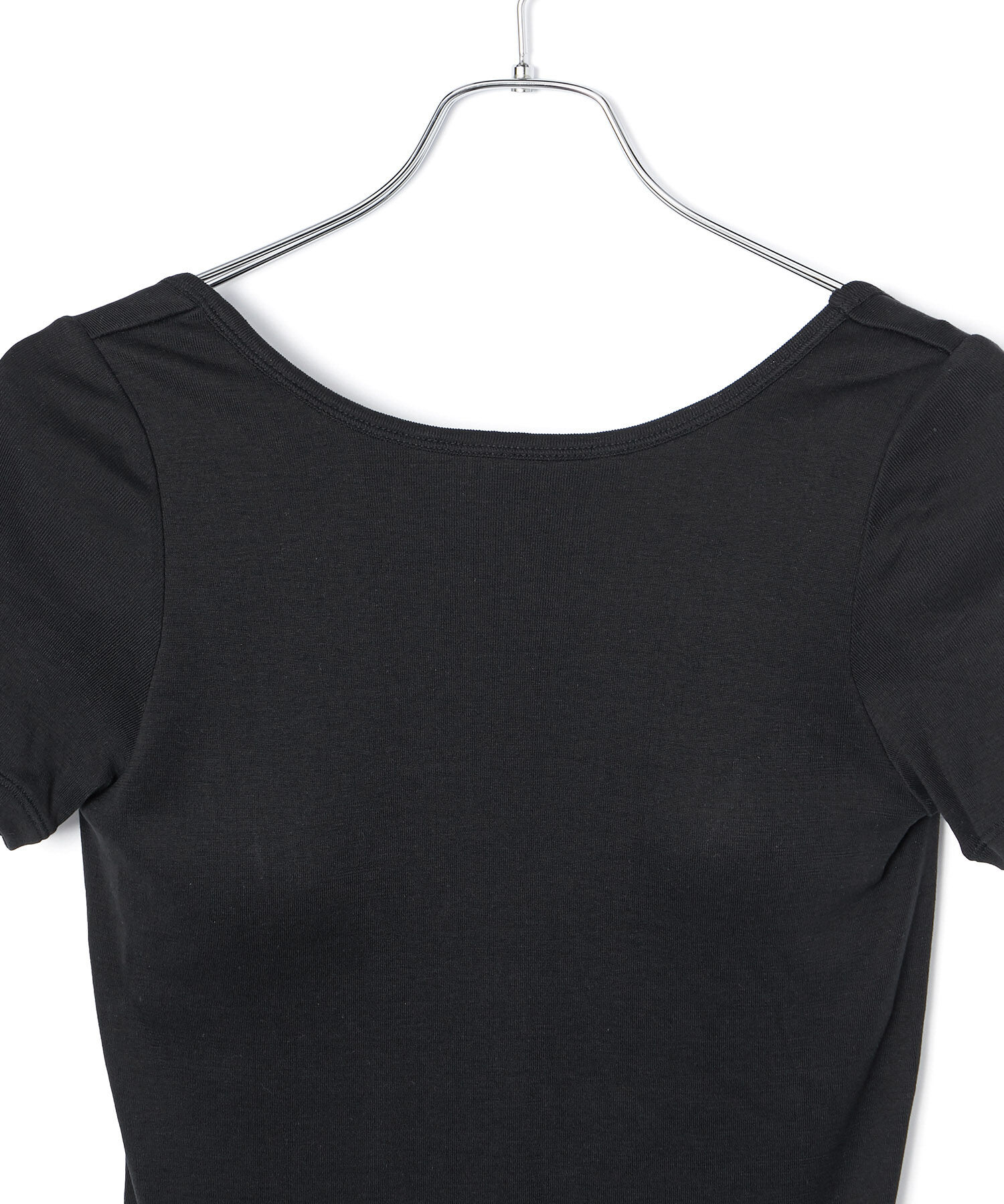 ROPE「コットンシルク丸胴フライスカップ付き半袖カットソー」|Tシャツ・カットソー|