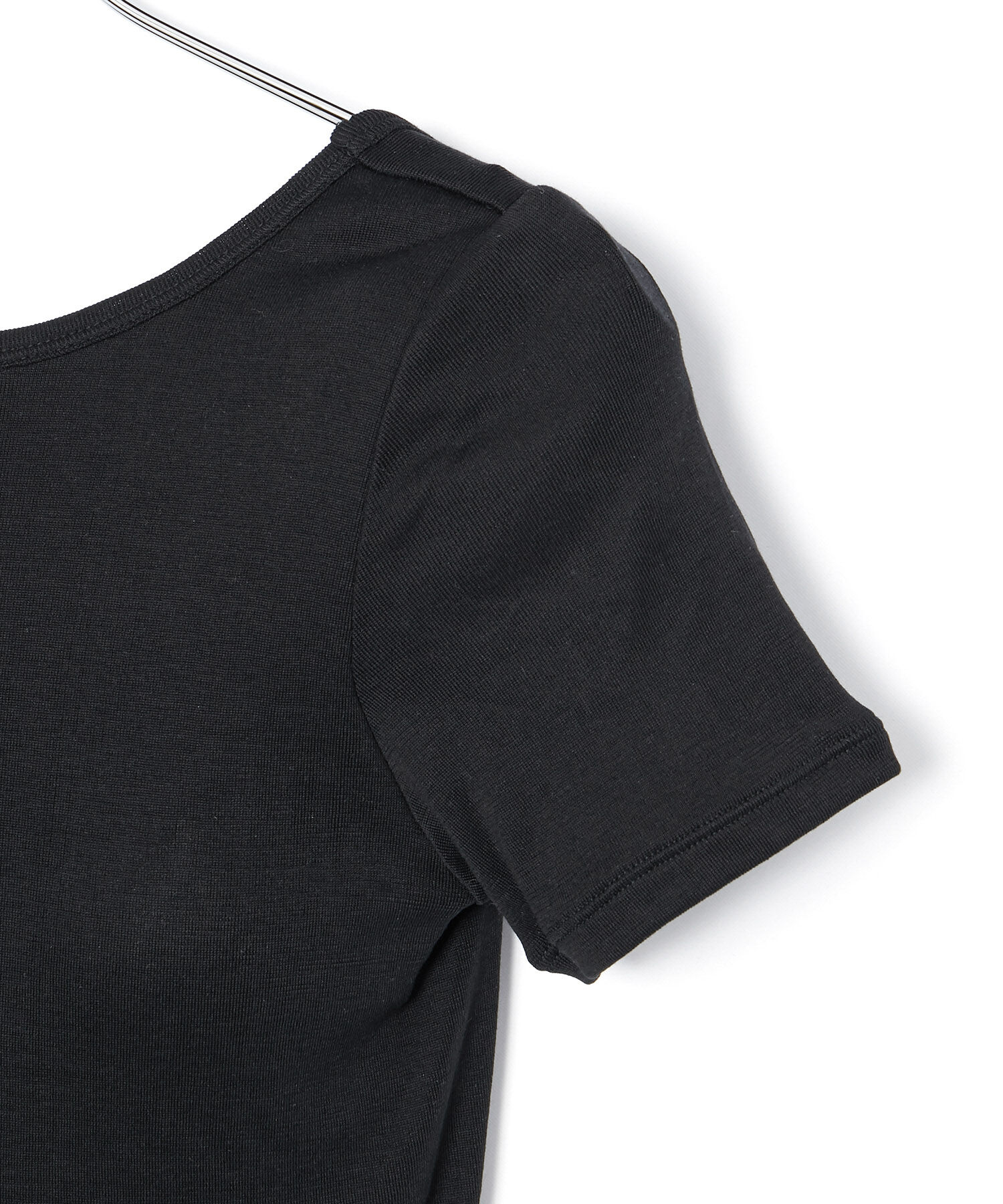 ROPE「コットンシルク丸胴フライスカップ付き半袖カットソー」|Tシャツ・カットソー|